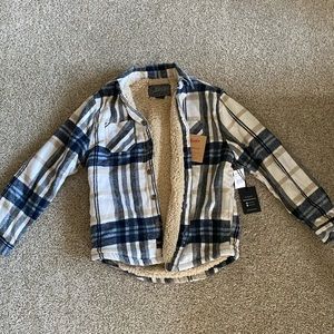 Sherpa lined flannel